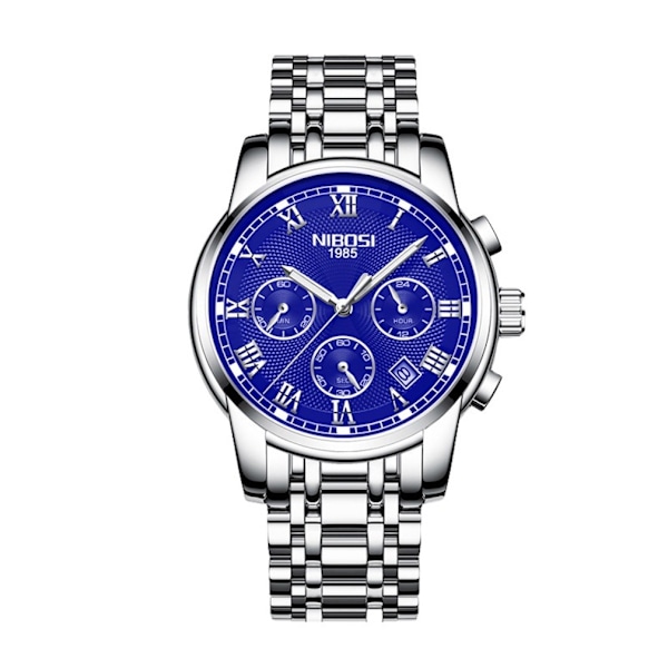 Herrkvartsklocka Watch Watch Blue Multi Dial Display