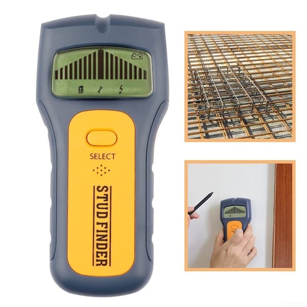 Vægscanner Stud Finder med LCD-display til metal, træ og strømførende ledninger