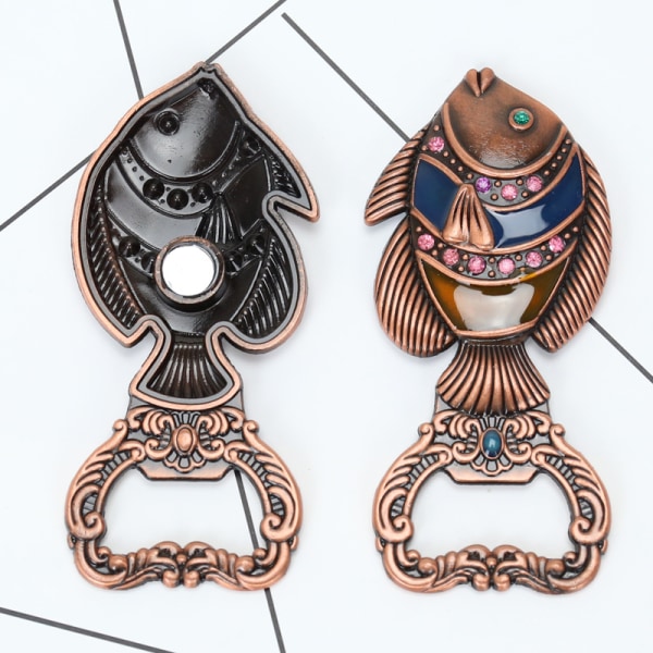 10 st retro fisk bröllop gynnar Flasköppnare gäst souvenir set