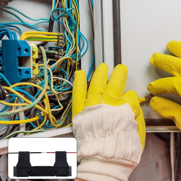 2 stk. justerbare loddetrådsklemmer til elektrisk reparationsarbejde