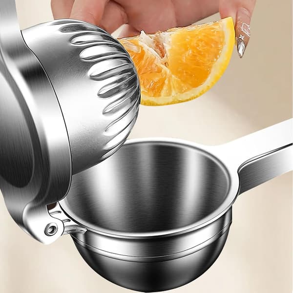 304 Rustfrit Stål Manuel Citruspresser, Kraftig Håndpresser