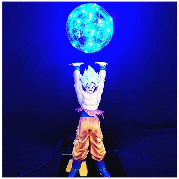Dragons Balls Son Goku EU-kontakt Nattlampa Nattlampa Söta barn Bordslampa Rumsdekoration Julpresent