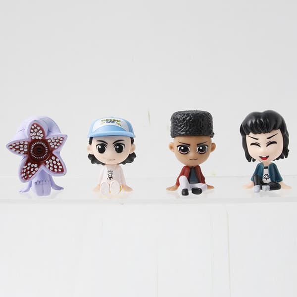 8 stk. Stranger Things Chibi-figurer 5 cm PVC mini samlerfigursæt