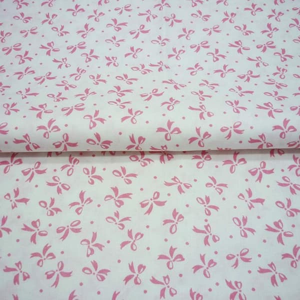5 stk. 100 % bomullsstoff, 40 x 50 cm rosa stoffstykker for søm og quilting