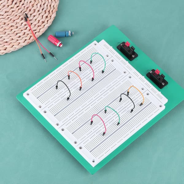 500 koblingspunkter stort loddefritt breadboard-sett for krets-prototyping DIY