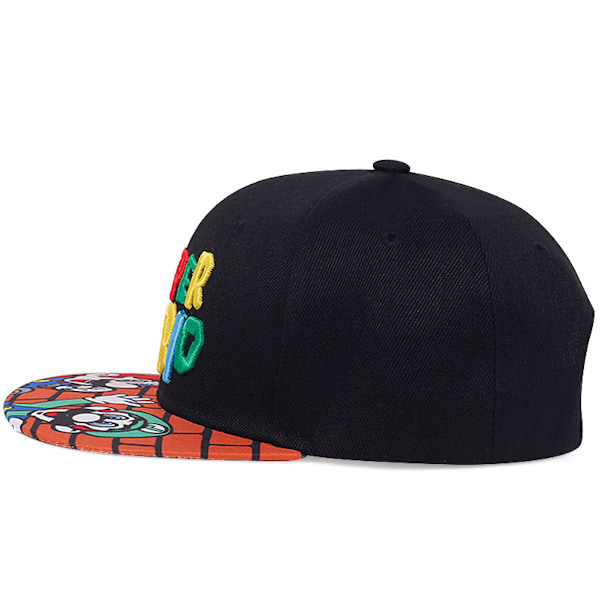 Mario Cartoon cap Bekväm Snapback justerbar sporthatt för män