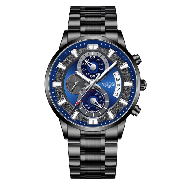 Herr Quartz Watch Luminous Watch med Date Waterproof Multi Dial