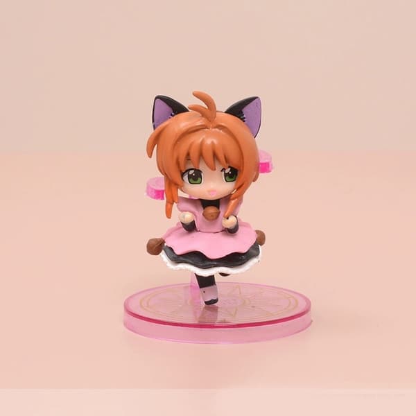 8 stk. Cardcaptor Sakura Chibi PVC-figurer Sailor Moon-karaktersæt 7 cm