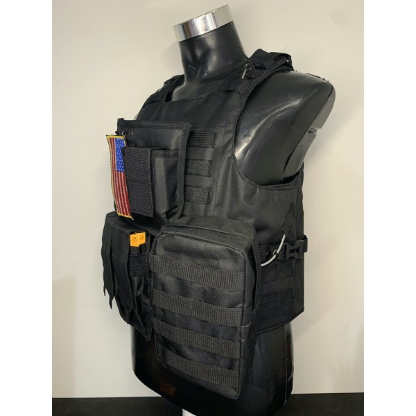 Skyddsväst Tactical Outdoor Molle Jaktväst Justerbar modulär utrustning för träningsspel