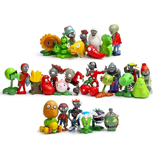 30 stk Planter Zombies Anime Figur Leketøy Samling Modell Dekor Samleobjekter Statue