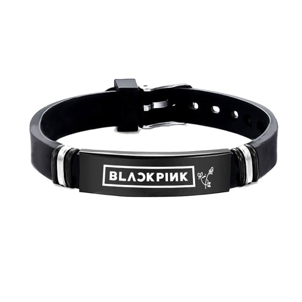 BlackPink Rose Armband Armband Party Sport Armband för män kvinnor