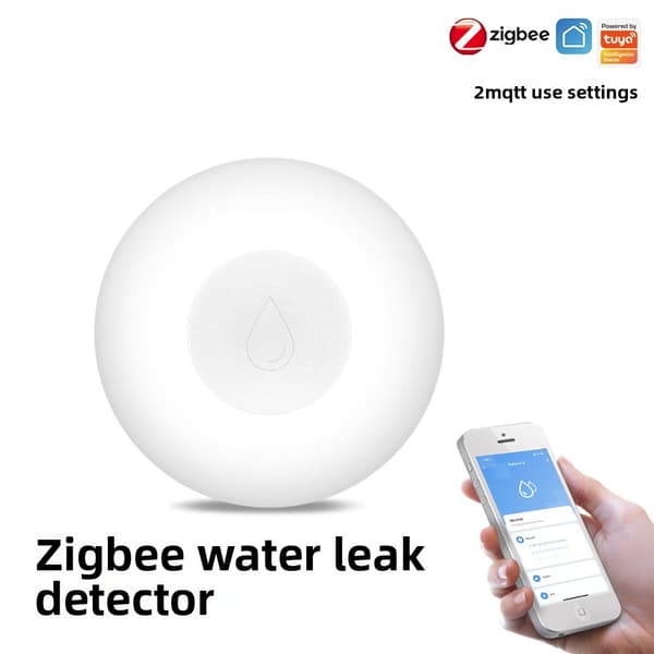 ZigBee Smart Vandlækagesensor Trådløs Oversvømmelsesdetektor Alarm til Hjemmebrug