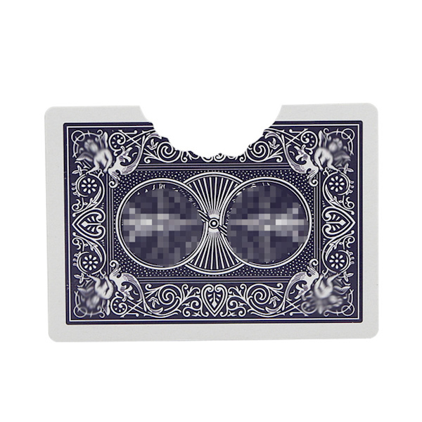 Bite Card Restore Magic Trick Magician Närbild Rekvisita Jippon Prank Tool
