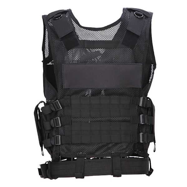 Mesh Airsoft väst Tactical Molle Army Väst Jaktväst Jacka för män