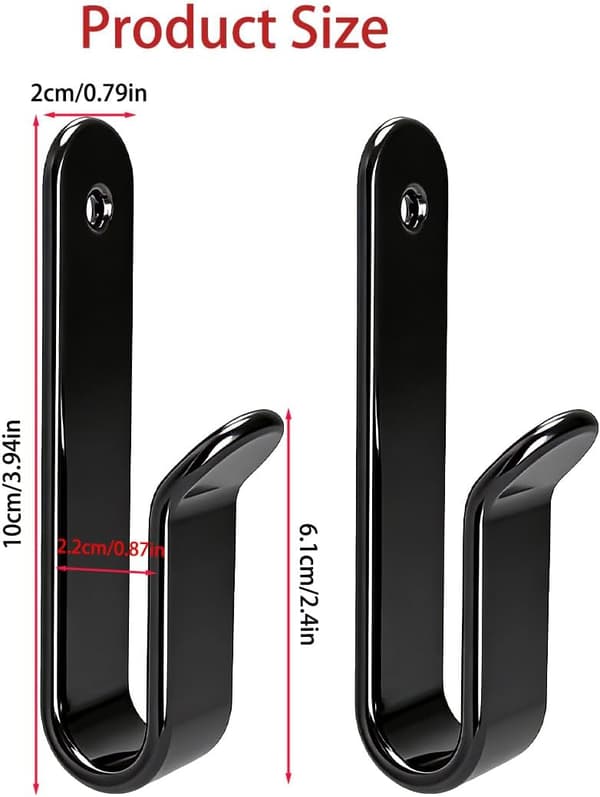 2-pack väggfästen i metall för skateboard och snowboard