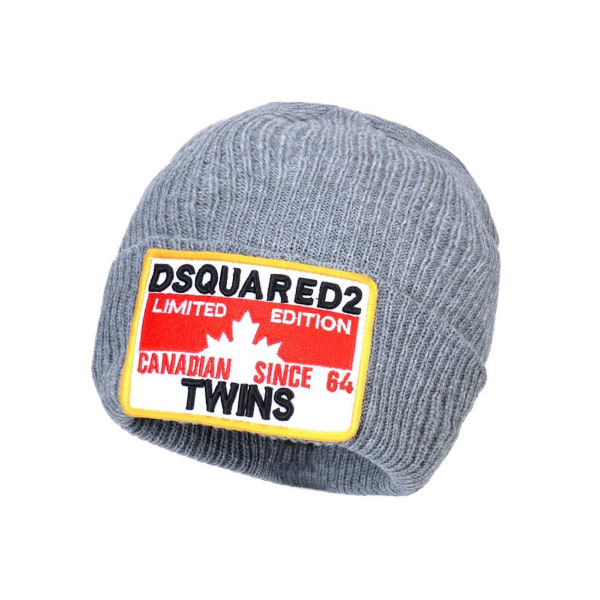 Stickad varm mössa Dsquared2 Grå