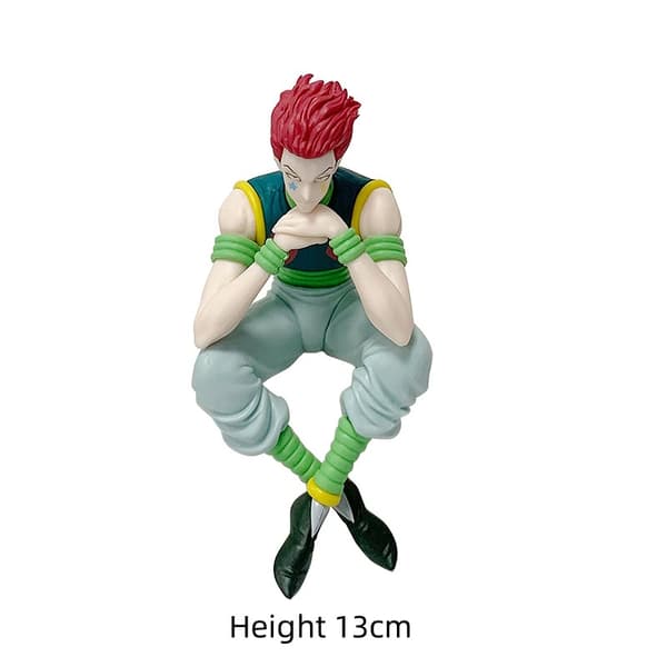 4 stk. Hunter x Hunter PVC siddende figurer Chrollo Hisoka Anime udstillingssæt