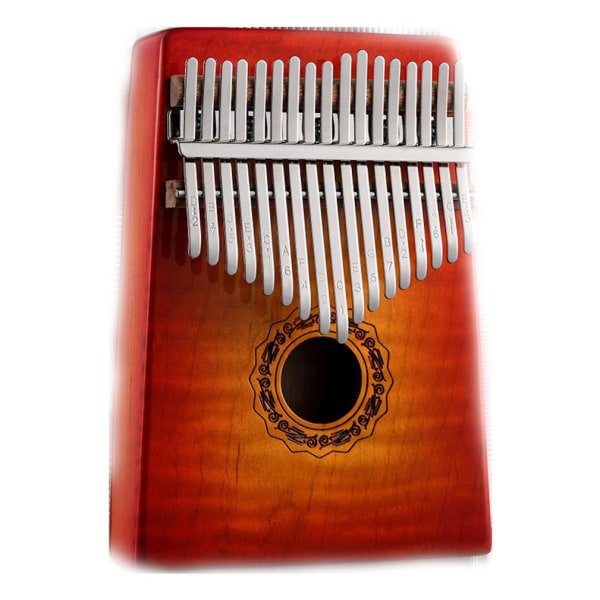 Kalimba Thumb Piano 17 tangenter Bärbart musikinstrument för framförande