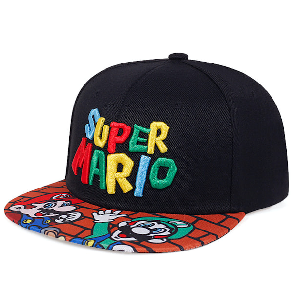 Mario Cartoon cap Bekväm Snapback justerbar sporthatt för män