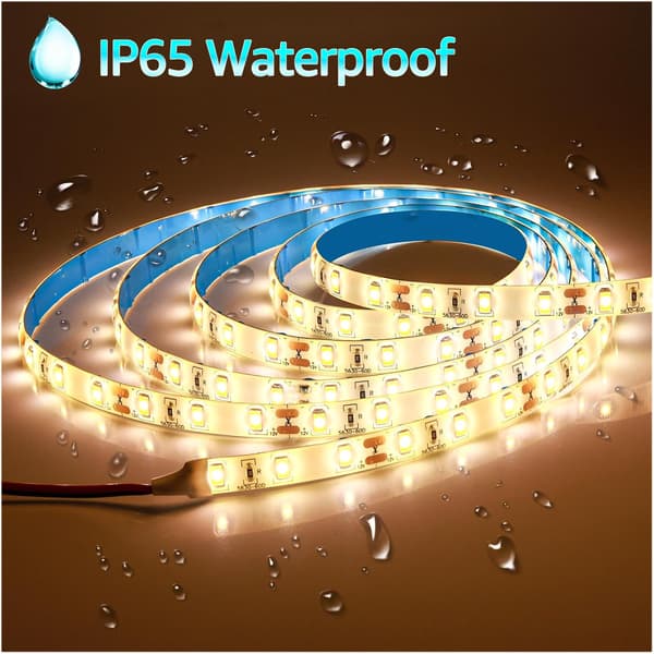 2M LED-stripe 12V 3500K Varmhvit SMD 5630 120 LED-er IP65 Vanntett