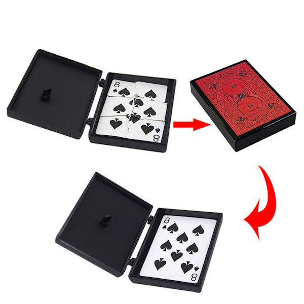 Rivkort restaurering trasigt papper restaurering Magic trick Trollkarl Närbild Rekvisita Jippon Prank Tool