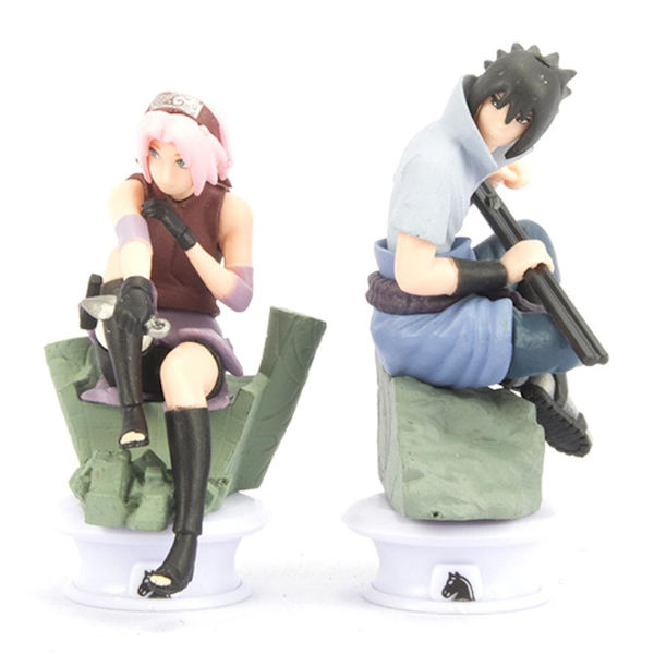6st Uzumaki Anime Gaara Uchiha Sasuke Kakashi Anime Figur Leksak Schack 35 Generation
