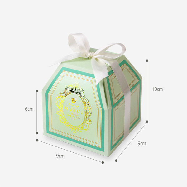 50 st Tack Tack franska festgodislådor Favor Box Kreativa papper godislådor för bröllopsfödelsedagsfest