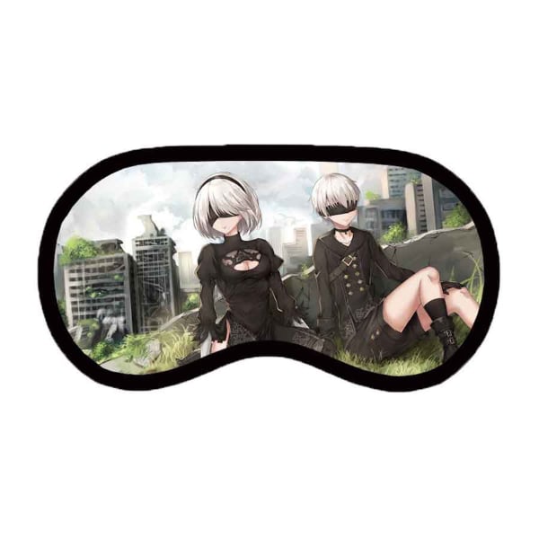 NieR Automata Sleep Mask Anime Comfort Soft Soft Eye Mask Cover Ögonskydd Unisex