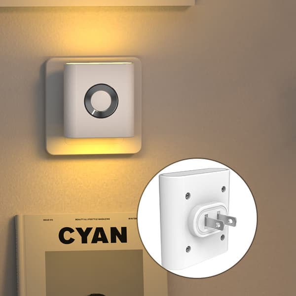 Handsfree Rörelsesensor LED Nattlampa med Plug-In Design för Sovrum