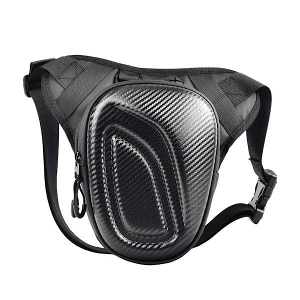 EVE Hard Shell Drop Ben Bag Svart lårväska Ben Midjeväska Black