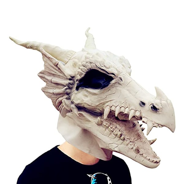 Frost Dragon Huvudbonader Animal Mask Cosplay för Halloween Party