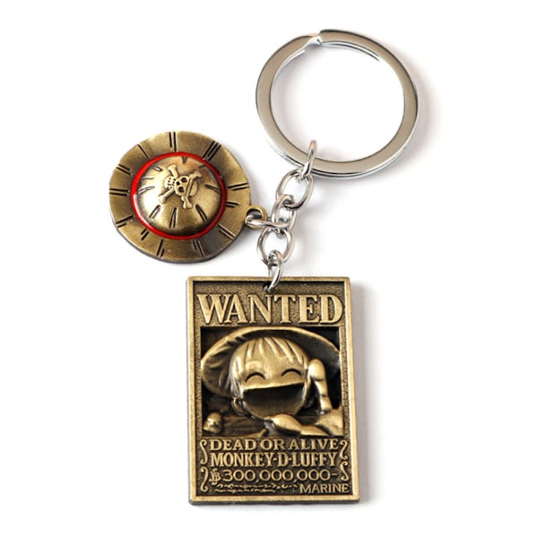 One Pieces Luffy Anime Key Chain Key Ring Bag Pendant Keyring Julklapp