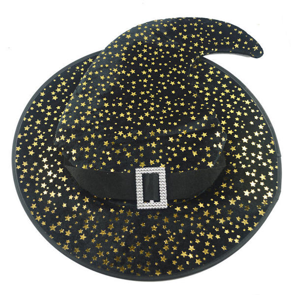 Halloween Makeup Party Hat Färgglad Witch Wizard Hat Trollkarl Top Hat