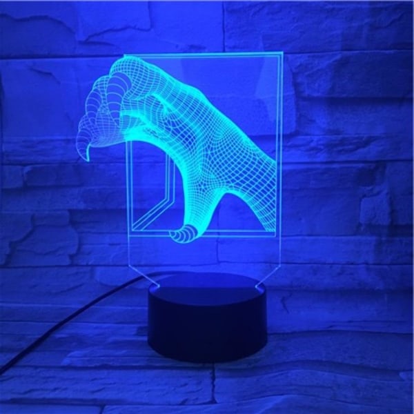 Dinosaur Claws 3D LED Nattlampa Bordslampa för barn i sovrummet