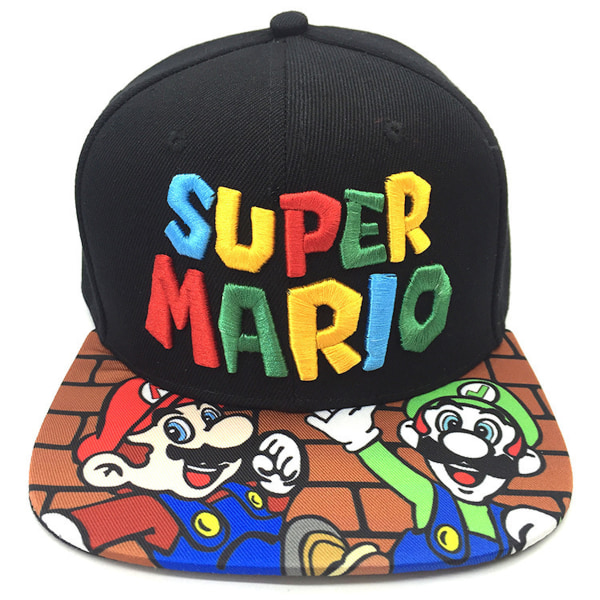 Mario cap Bekväm Snapback justerbar sporthatt