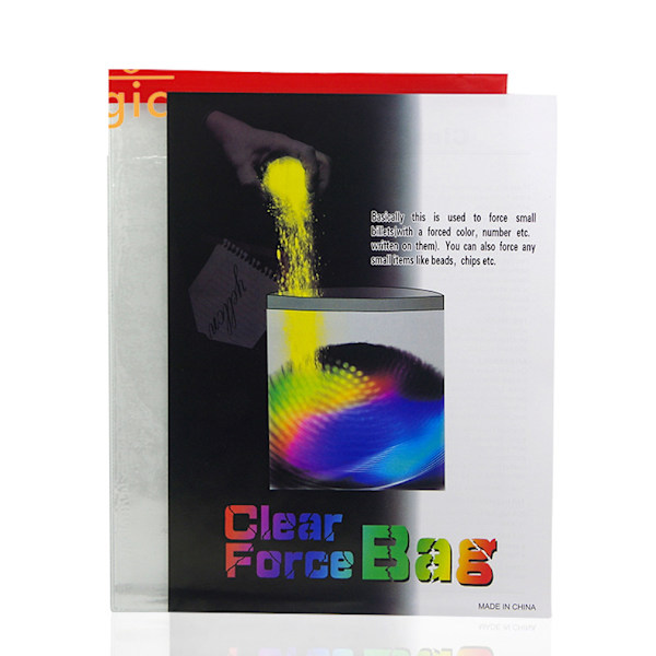Transparent Magic Bag Clear Force Bag Magic Trick Magician Close Up Props Gimmicks Prank Tool