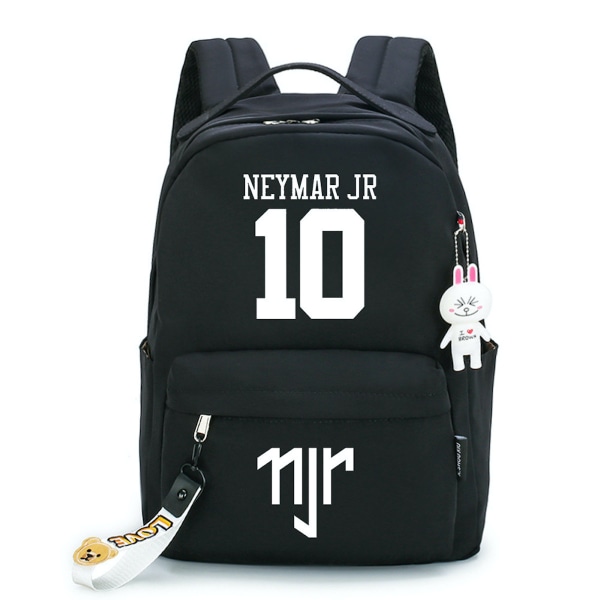 Neymar 10 Anime skolryggsäck Casual Daypack Ryggsäck Cool bokväska