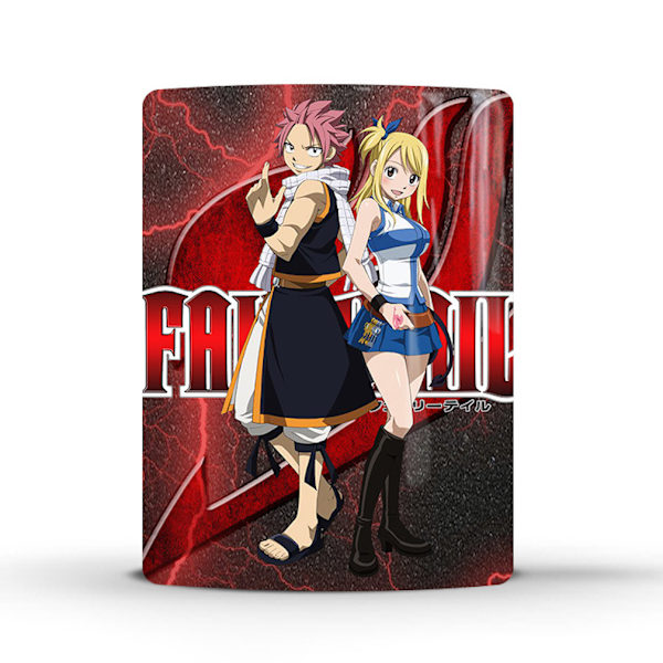 Fairy Tail färgförändrande mugg Keramisk kaffemugg Thermal tekopp Nyhetspresent