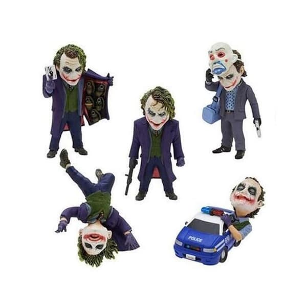 5 st/set Dark Knights Jokers PVC Action Figure Samlarobjekt Modell Leksak