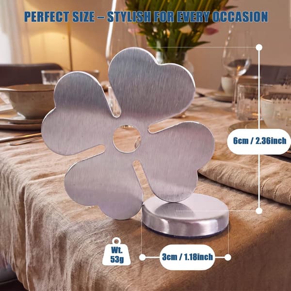 Lucky Clover Magnetiska dukvikter Stålklämmor för utomhusbord