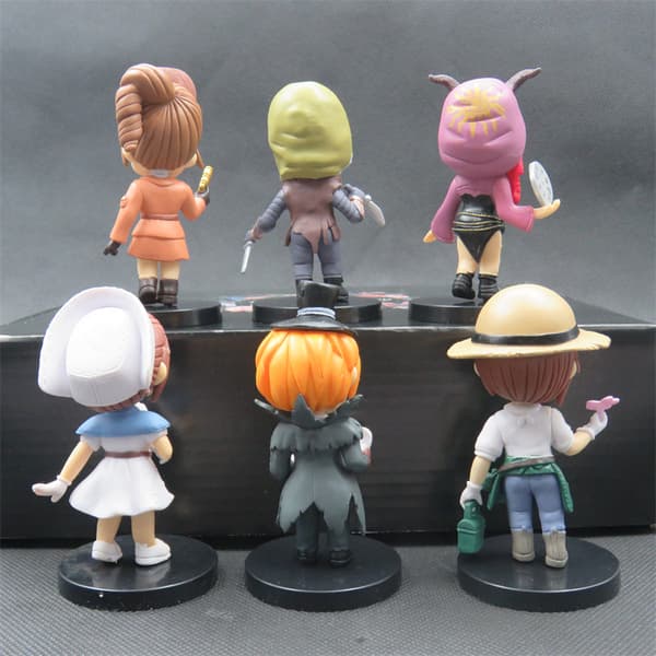 6 st Identity V Chibi PVC-figurer 10 cm spelkaraktärsmodell set
