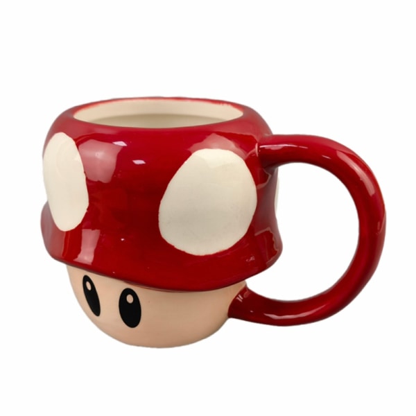Mario Mushroom Keramisk kaffemugg Tekopp Nyhetsgåva