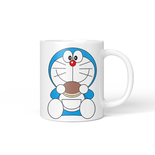 Doraemon färgskiftande mugg Keramisk kaffemugg Thermal tekopp Nyhetspresent
