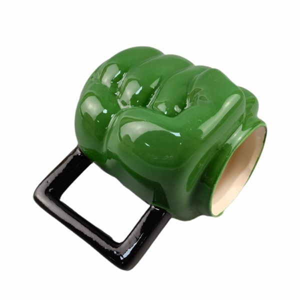 Grön Hulk Fist Keramisk kaffemugg Tekopp Nyhet Present