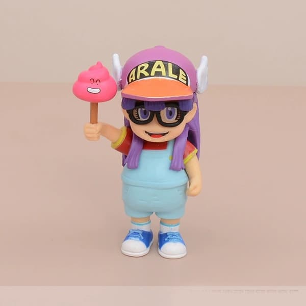 6 st Dr Slump Arale Norimaki PVC Chibi-figurset 9 cm