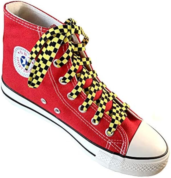 Ternede flade snørebånd 0,9 cm brede til sneakers 120 cm
