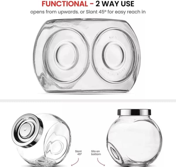 12-pack 180 ml kryddburkar i glas med lufttäta lock för köksförvaring