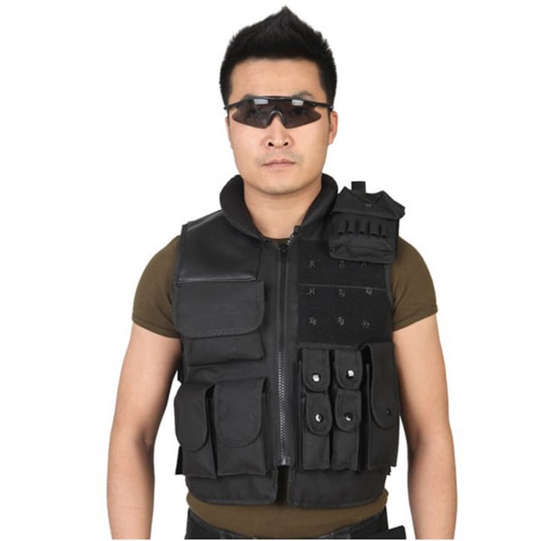 Skyddsväst från Airsoft Tactical Molle Army Väst Jaktväst Jacka för män