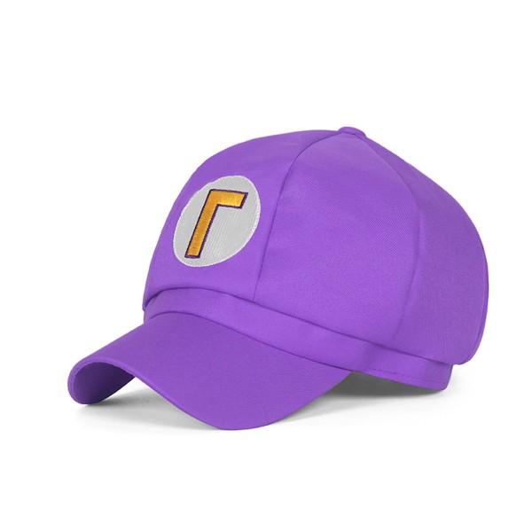 Mario Octagonal Hat Cap Sport Fritidshatt Snapback justerbar hatt