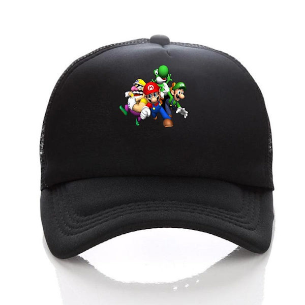 Mario cap Bekväm Snapback justerbar sporthatt
